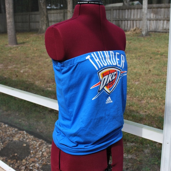 OKC Thunder Strapless Tube Top Shirt size M - Picture 4 of 4